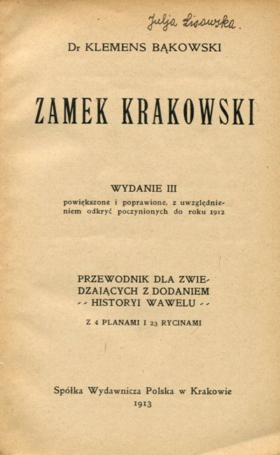 Zamek krakowski.